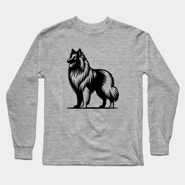 Belgian Tervuren Dog Long Sleeve T-Shirt by KayBee Gift Shop